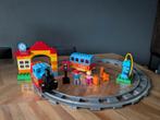 Duplo Trein met Rondje Rails, Kinderen en Baby's, Speelgoed | Duplo en Lego, Ophalen of Verzenden, Gebruikt, Complete set, Duplo