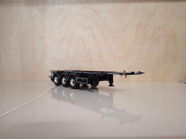 Container chassis oplegger Geelhoed WSI, Hobby en Vrije tijd, Modelauto's | 1:50, Nieuw, Bus of Vrachtwagen, Wsi, Ophalen of Verzenden