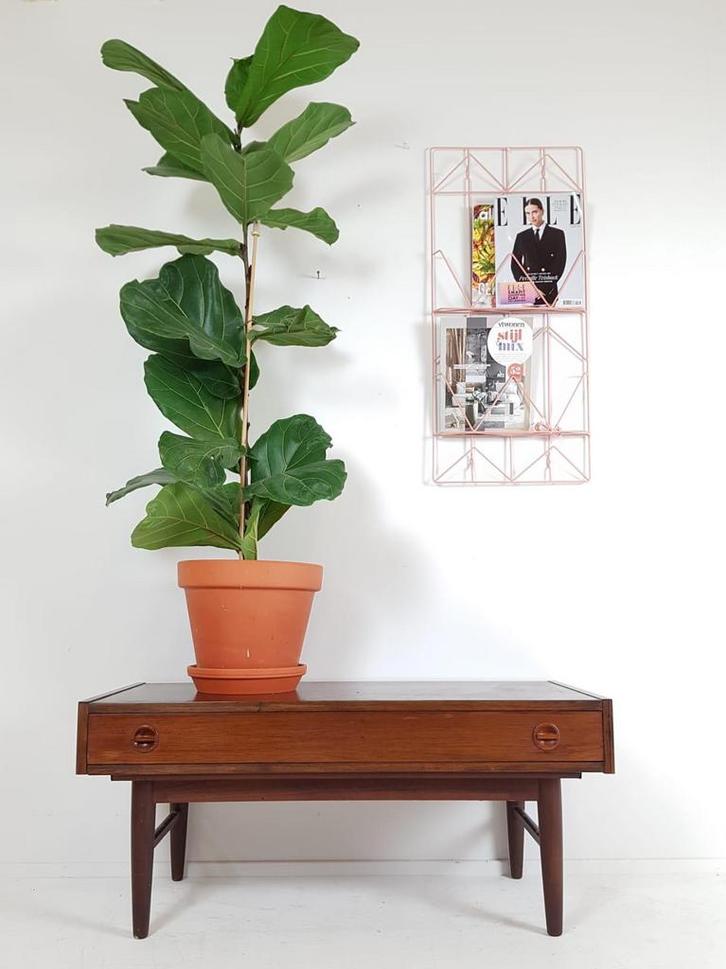 Vintage Deense sidetable | hal kastje palissander Danish, Huis en Inrichting, Tafels | Sidetables, Zo goed als nieuw, 25 tot 50 cm