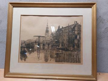 Willem Witsen - Uilenburg Amsterdam - Ets beschikbaar voor biedingen
