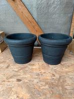 Ronde Bloembakken / Plantenbakken, 25 tot 40 cm, Kunststof, Gebruikt, Rond