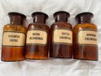Originele apothekerspotten met etiketten, Antiek en Kunst, Ophalen