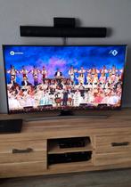 SAMSUNG UE55JU7500 55" 4K ultra HD curved 3D smart led-tv, LED, Ophalen of Verzenden, Zo goed als nieuw, 100 Hz