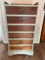 Eikenhouten ladenkastje, Huis en Inrichting, Kasten | Ladekasten, Ophalen, Gebruikt, 25 tot 50 cm, Minder dan 100 cm