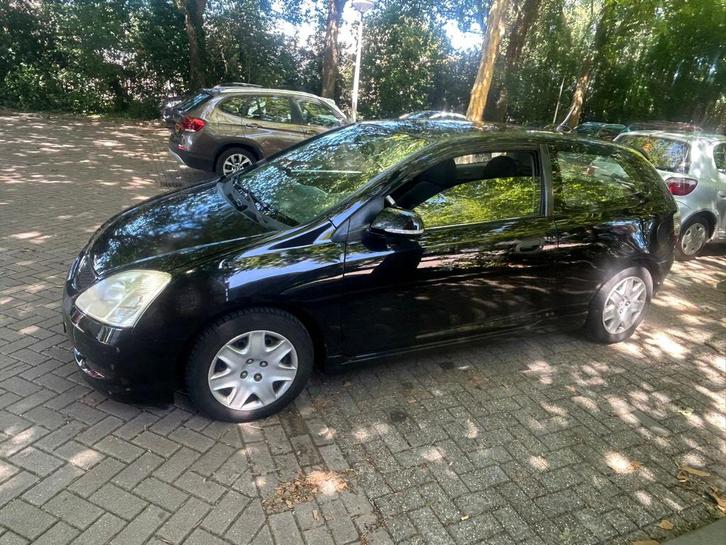 Honda Civic 1.4 I LS 3DR 2004 Zwart, Auto's, Honda, Particulier, Civic, ABS, Airbags, Airconditioning, Boordcomputer, Centrale vergrendeling