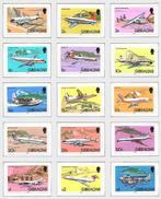 UK Gibraltar - Vliegtuigen serie 1982, Postzegels en Munten, Postzegels | Europa | UK, Ophalen of Verzenden, Postfris