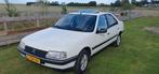 Peugeot 405 1.9 GR U9 1991 Wit, Auto's, Voorwielaandrijving, 513 kg, 4 cilinders, Wit
