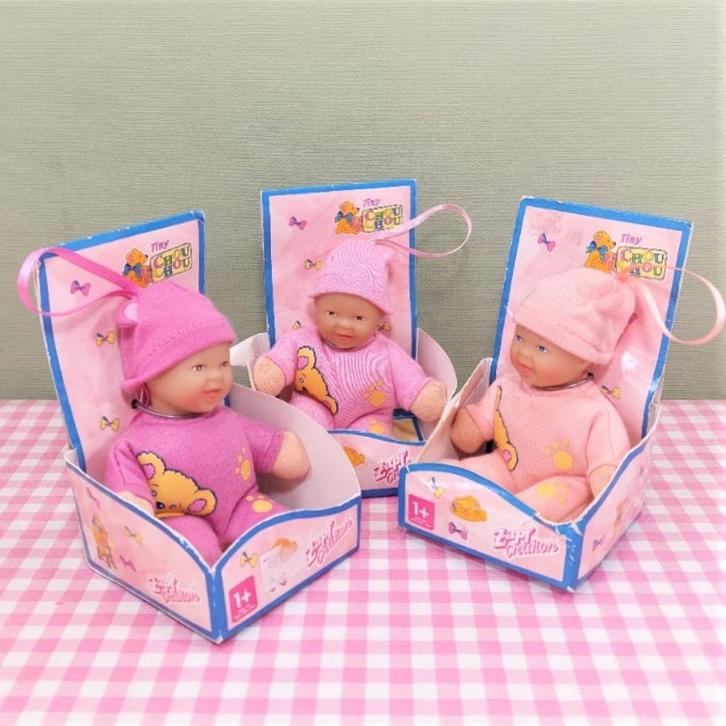 Zapf Creation Tiny Baby Chou Chou 2004 poppen pop mini popje, Kinderen en Baby's, Speelgoed | Poppen, Nieuw, Babypop, Ophalen of Verzenden