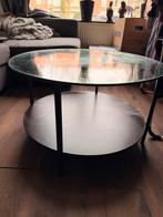 IKEA Salontafel Rond Glas en Metaal, Ophalen, Gebruikt, Rond, 50 tot 100 cm