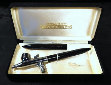  2 DeVilBiss Airbrushspuiten Sprite (fijn) en Sprite Major  beschikbaar voor biedingen