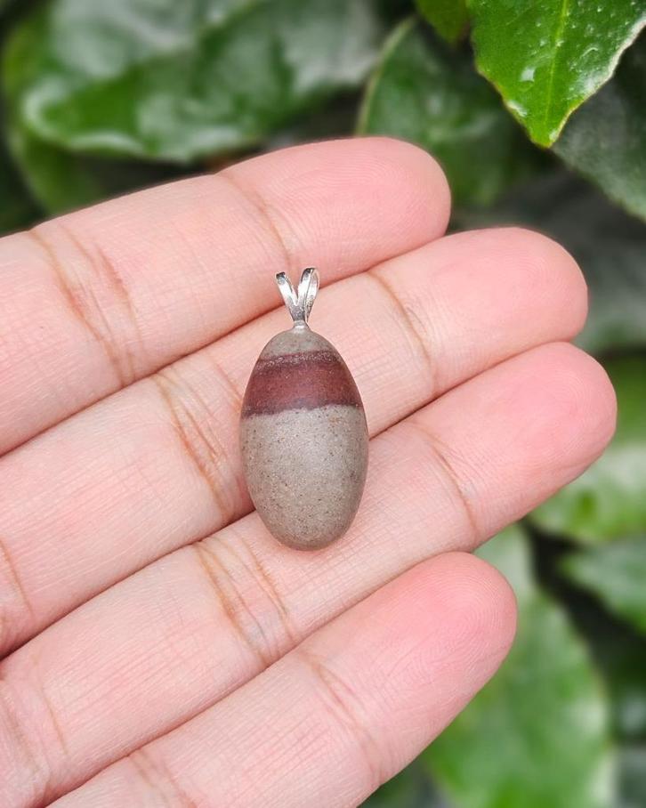 Shiva Lingam Hanger Vishwantha - Echt Zilver, Sieraden, Tassen en Uiterlijk, Kettinghangers, Nieuw, Zilver, Zilver, Verzenden