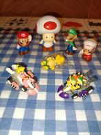 Leuke Mario poppetjes met 2 x kart, Bowser, Peach, Verzamelen, Poppetjes en Figuurtjes, Ophalen of Verzenden, Zo goed als nieuw