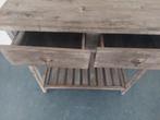 Leuke sidetable met 2 laatjes.42cm diep en 80/80 h/b, Huis en Inrichting, Tafels | Sidetables, Ophalen, 100 tot 150 cm, Zo goed als nieuw
