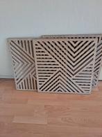 Houten Wandpanelen Decoratief, Huis en Inrichting, Woonaccessoires | Wanddecoraties, Ophalen of Verzenden, Zo goed als nieuw