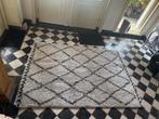 Vloerkleed zwart/wit ruit, Huis en Inrichting, Stoffering | Tapijten en Kleden, Ophalen, Gebruikt, 150 tot 200 cm, 200 cm of meer