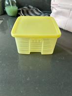 Tupperware Kaasdoos Geel, Huis en Inrichting, Keuken | Tupperware, Ophalen, Gebruikt, Geel, Bak of Kom
