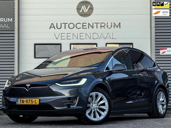 Tesla Model X 100D 423 PK 5p AUTOPILOT/NL AUTO/1E EIG/CARBON, Auto's, Tesla, Bedrijf, Te koop, Model X, 4x4, ABS, Achteruitrijcamera