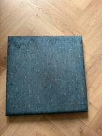 Dock Four panel blauw petroleum kleur. 60x60 ZGAN, Huis en Inrichting, Woonaccessoires | Wanddecoraties, Ophalen, Zo goed als nieuw