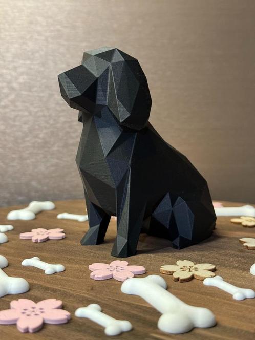 cocker spaniël beeldje, moderne geometrische decoratie, hond, Huis en Inrichting, Woonaccessoires | Overige, Nieuw, Ophalen of Verzenden