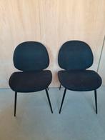 Twee zwarte Loods5 stoelen in nette staat, Huis en Inrichting, Stoelen, Ophalen, Gebruikt, Twee, Zwart