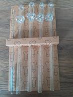 Glazen Rietjes - Willy - Nieuw in verpakking, Ophalen of Verzenden, Nieuw