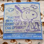 Snoopy Peanuts Strips Handdoekje van Universal Studios Japan, Verzenden, Snoopy, Nieuw, Gebruiksvoorwerp