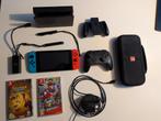 Nintendo Switch v1 + Pro Controller + Mario Odyssey en meer, Spelcomputers en Games, Spelcomputers | Nintendo Switch, Ophalen of Verzenden