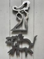 Teun Kees Onderzetter Aluminum Vintage Leeuw Vrouw, Ophalen of Verzenden, Overige typen