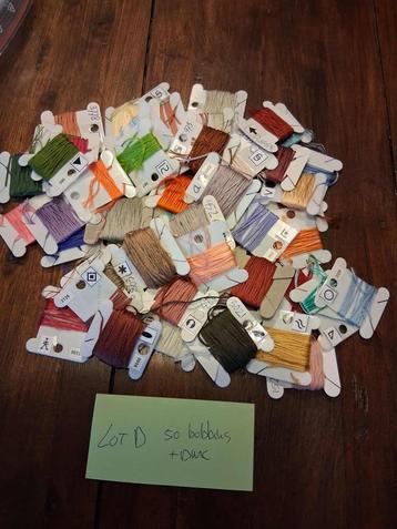 dmc garen op bobbins, Lot D beschikbaar voor biedingen