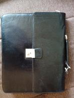 Nieuw Zwarte leren aktetas - met sleutel, Ophalen of Verzenden, Nieuw