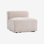 2x Modulaire Bank element Zandkleur - 2-persoons, Huis en Inrichting, Fauteuils, Ophalen, Zo goed als nieuw, Stof, 75 tot 100 cm