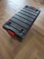 Zwarte Kunststof Opbergbak met Deksel - 75L, Ophalen