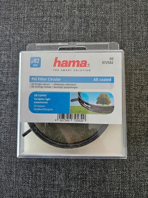 Hama Polarisatiefilter 82mm - Nieuw, Audio, Tv en Foto, Fotografie | Filters, Polarisatiefilter, 80 mm of meer, Hama, Ophalen of Verzenden