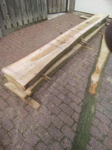 Schaaldelen eikenhout 4 meter  beschikbaar voor biedingen