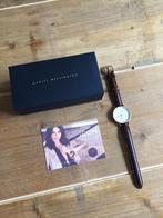 Daniël wellington horloge klassiek bruine leren bandje leer, Ophalen of Verzenden, Nieuw
