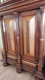 Antieke houten Linnenkast, Ophalen