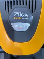 Stiga motormaaier met elektrische start, Ophalen, Cirkelmaaier, Zo goed als nieuw, Benzine-grasmaaier