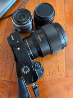 Sony A6000 + kitlens, Sony 1.8/35 + Sony FE1.8/85, Audio, Tv en Foto, Fotocamera's Digitaal, Ophalen, Zo goed als nieuw, Sony