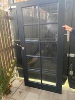 Binnendeur met glas, Huis en Inrichting, Ophalen, Zo goed als nieuw