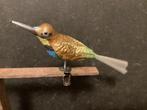 Oude Kerstvogel Bijeneter Glas - Uniek!, Ophalen of Verzenden