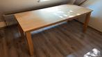 Blank eiken tafel / eettafel, Huis en Inrichting, Tafels | Eettafels, Ophalen, Eikenhout, 200 cm of meer, 50 tot 100 cm