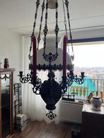 Antieke hanglamp olielamp 140 hoog in goede conditie, Antiek en Kunst, Ophalen of Verzenden