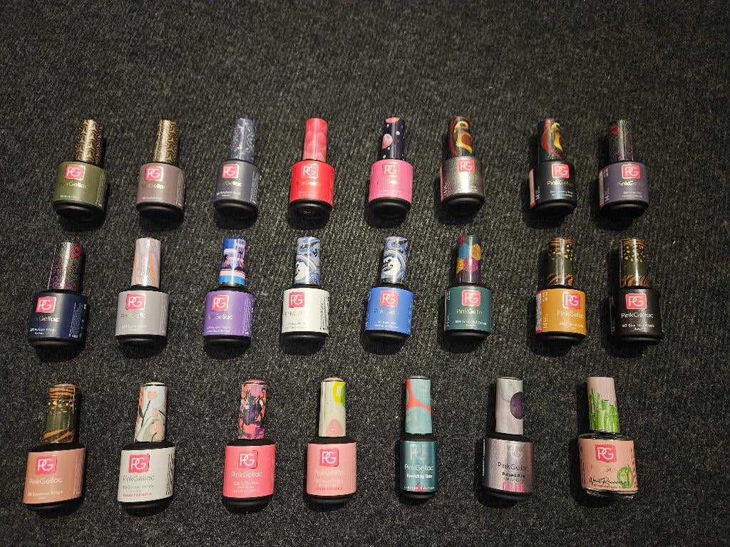 23 x Pink Gellac (gellak), alles origineel en nieuw!, Overige kleuren, Nieuw, Ophalen of Verzenden, Handen en Nagels