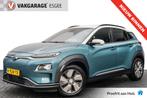 Hyundai KONA EV Premium 64 kWh RIJKLAAR INCL:GARANTIE AUTOMA, Gebruikt, Zwart, Met garantie (alle), Blauw