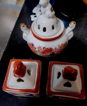 japans theepotje en wierook potjes beschikbaar voor biedingen