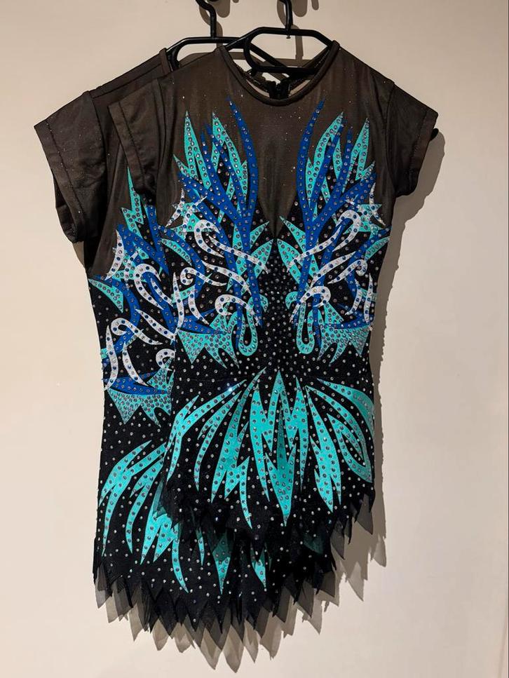 Acropakjes duo, Sport en Fitness, Turnen, Zo goed als nieuw, Turnpak(je), Kindermaat 146 t/m 176, Ophalen of Verzenden