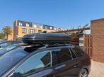450l Dakkoffer met aerodynamische dakdragers en riemclips, Auto diversen, Dakkoffers, Ophalen, Gebruikt