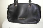 Valentino bij Mario ruime zwarte handtas hardware merk erop, Verzenden, Gebruikt, Zwart, Handtas