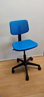 Blauwe bureaustoel IKEA, Ophalen, Zo goed als nieuw, Blauw