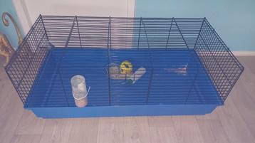 Grote konijnenkooi of caviakooi. beschikbaar voor biedingen